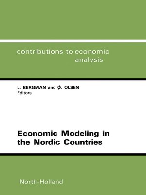 cover image of Economic Modeling in the Nordic Countries